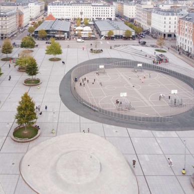 Israel's Square in the heart of Copenhagen